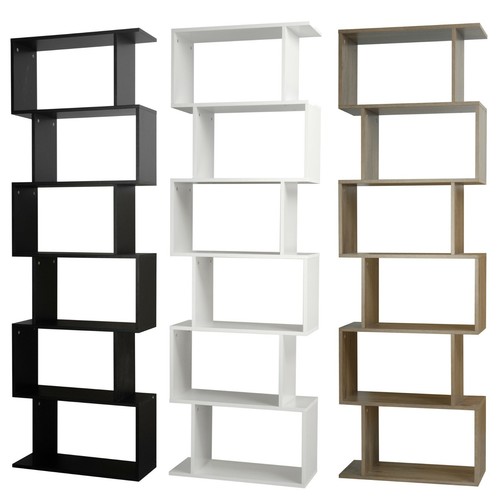 Wooden shaped bookcase - wooden,
