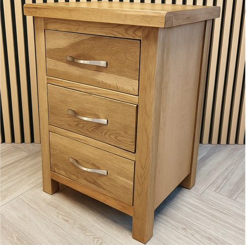 Oak drawer bedside - 3, table