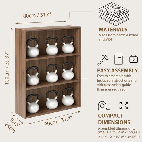 Wide shelf tier wooden - shelf,