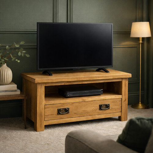 Oak unit with drawer - oak, 1