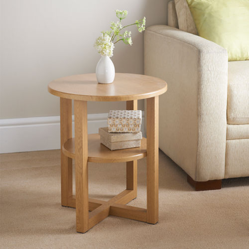Side hall table - lamp, plant