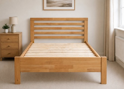 Solid oak king - size, frame