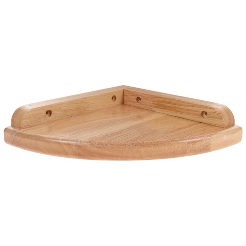 Assorted color oak wall shelf - oak,