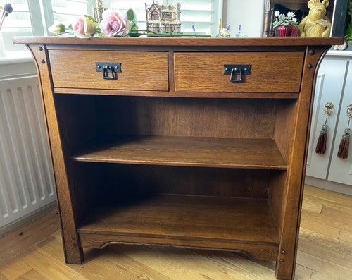 Lovely oak bookcase - oak,
