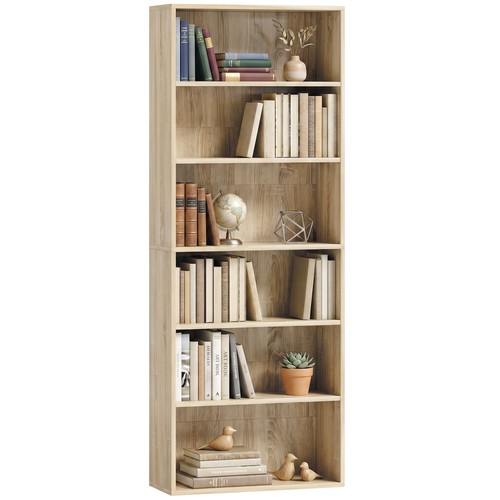 Homcom tier bookcase with - homcom,