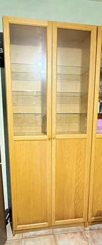 Title wooden display - wooden, cabinet