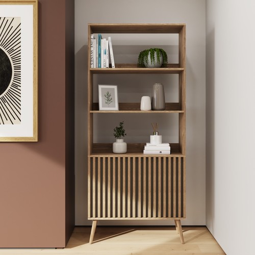 Rowan oak bookcase - bookcase, versatile