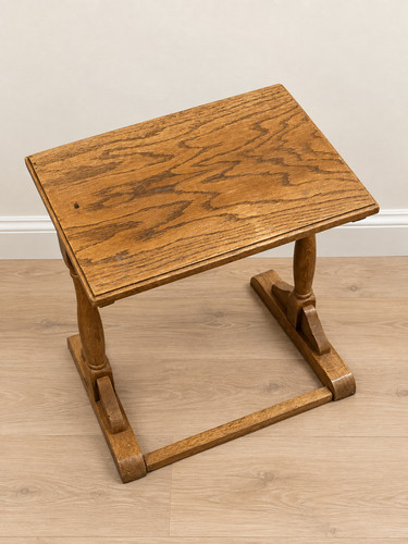 Vintage oak side table - vintage,