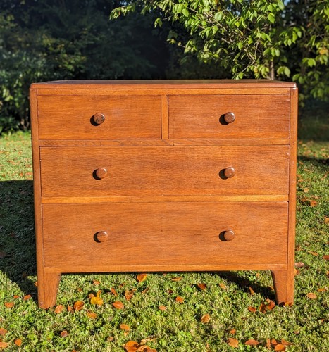 Oak chest drawers - oak,