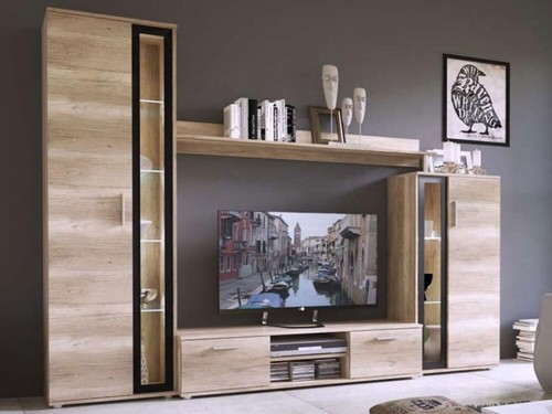 Modern entertainment unit - modern, tv