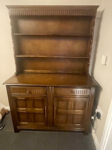 Priory dark oak dresser - priory, 120cm