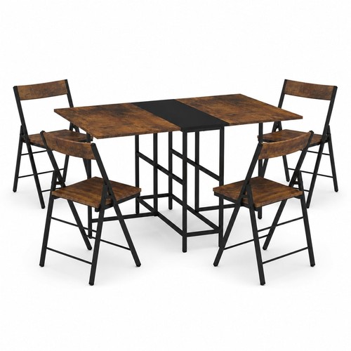 Piece folding dining table - 5,