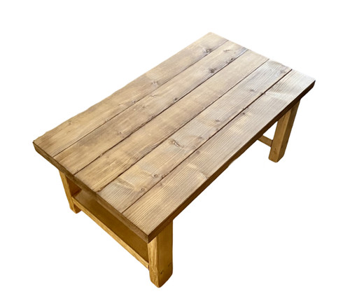 Chunky solid wood coffee - chunky,