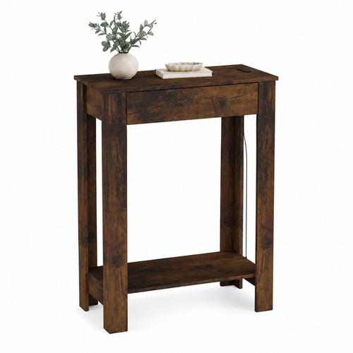 Narrow hallway console table - hallway,