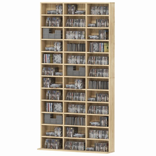 Homcom dvd media storage - media,