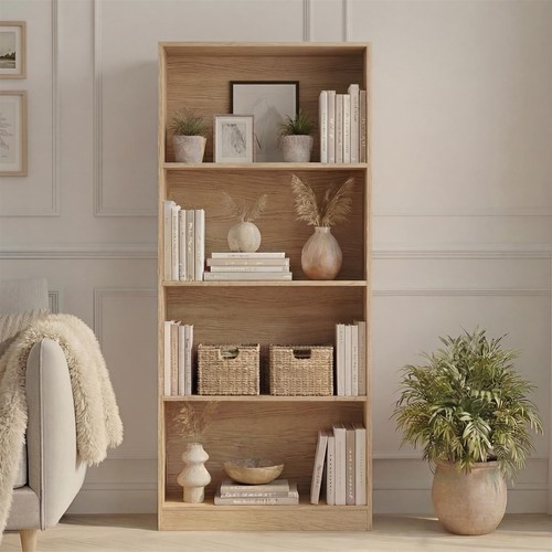 Tier wooden bookcase - 4,