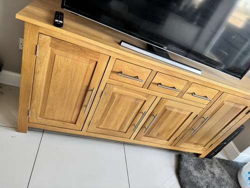 Solid oak cabinet - oak,