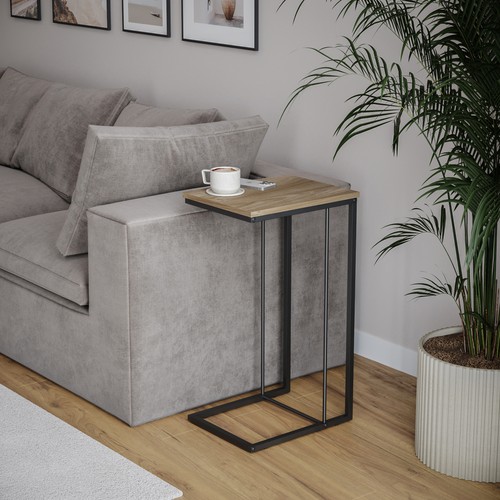 Shaped side end table - c,
