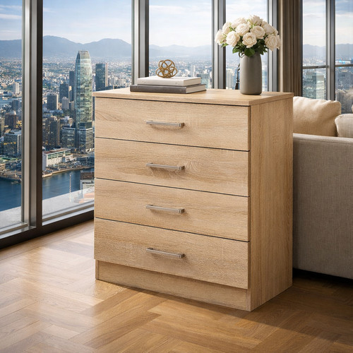 Sonoma oak drawer - 4, chest