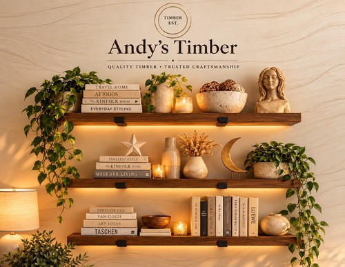 Wooden floating shelf - wooden,